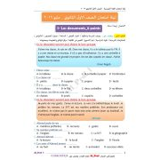 ملزمة  ليلة الامتحان لمادة اللغة الفرنسية للصف الأول الثانوي الفصل الدراسي الثاني