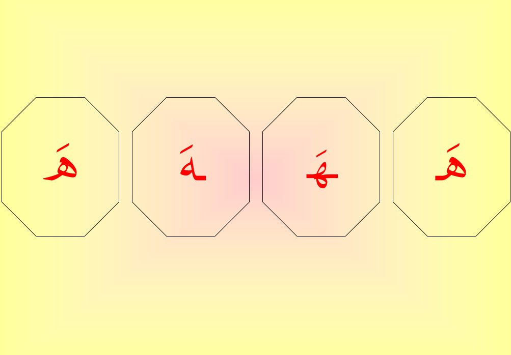 ملف حرف الهاء اللغة العربية الصف الأول - بوربوينت 