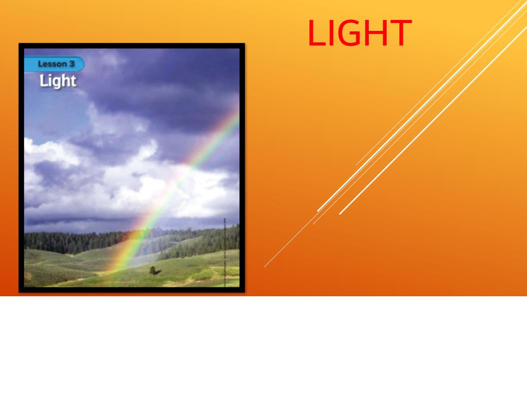العلوم المتكاملة درس Light بالإنجليزي للصف الرابع ملفاتي