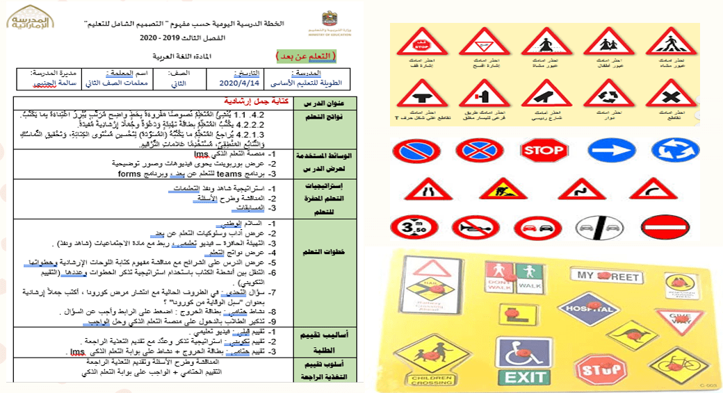 درس كتابة جمل إرشادية الصف الثاني مادة اللغة العربية - بوربوينت