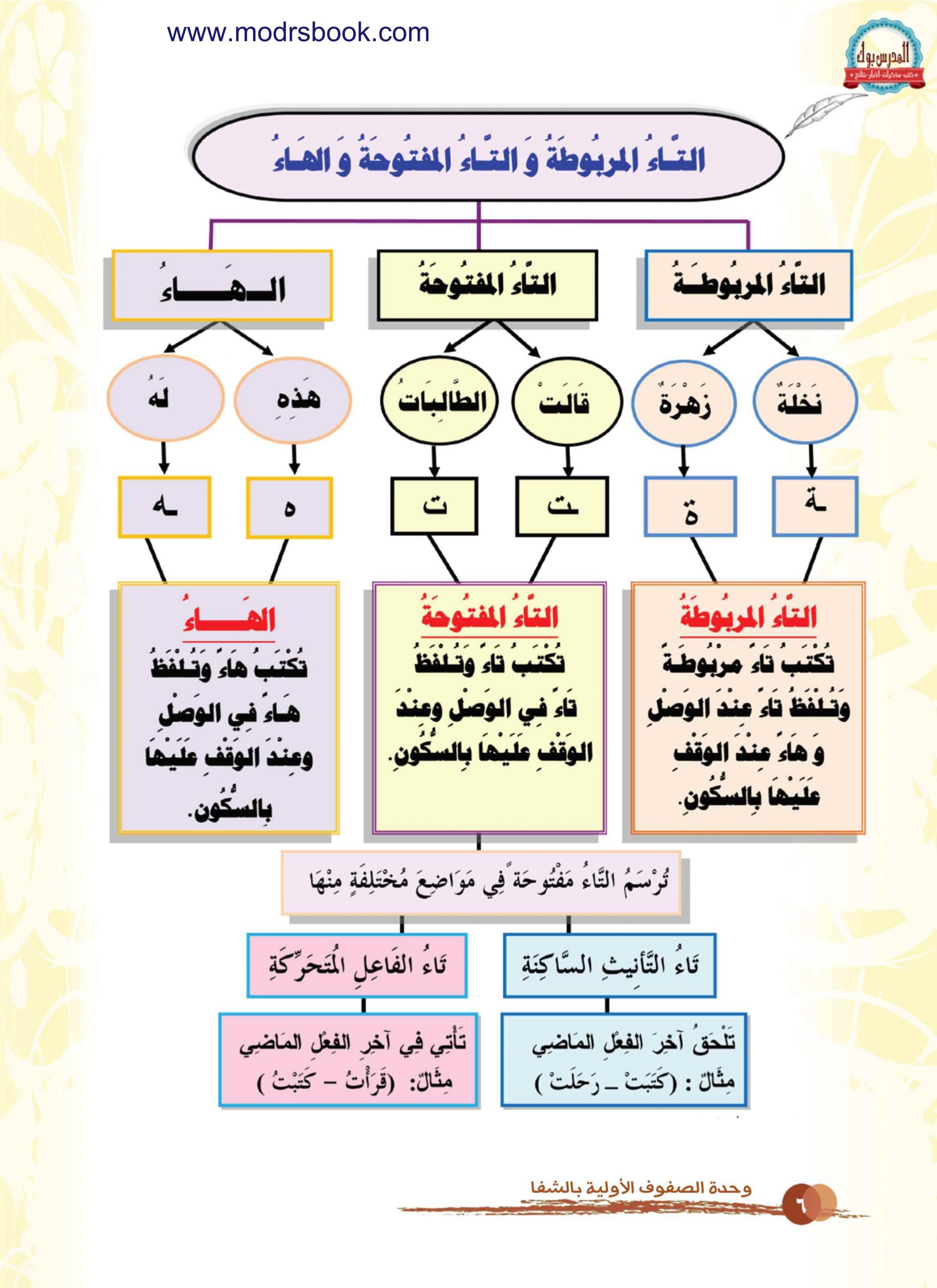 مذكرة شرح الظواهر اللغوية وتدريبات متنوعة للصف الثاني مادة اللغة العربية