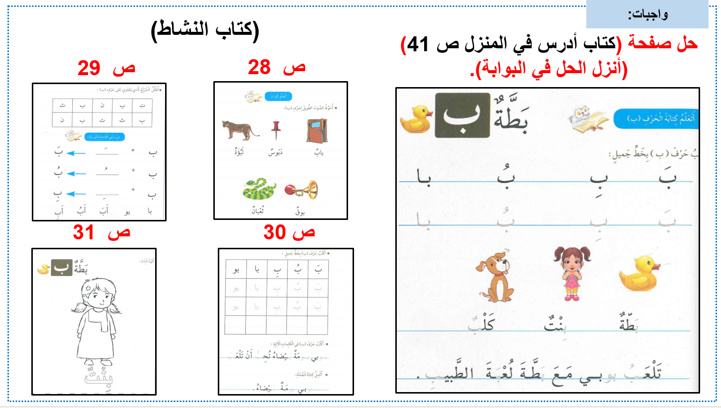 بوربوينت التجريد الكتابي لقصة بوبي البومة الحكيمة للصف الاول مادة اللغة العربية