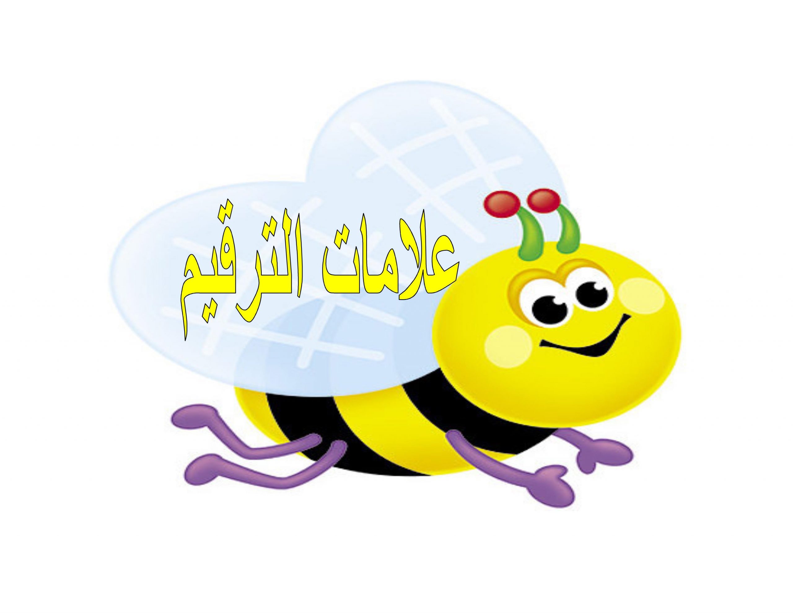 بطاقات شرح علامات الترقيم وملونة للصف الثالث مادة اللغة العربية
