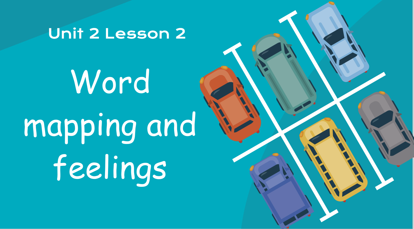 بوربوينت Word mapping and feelings للصف الخامس مادة اللغة الانجليزية