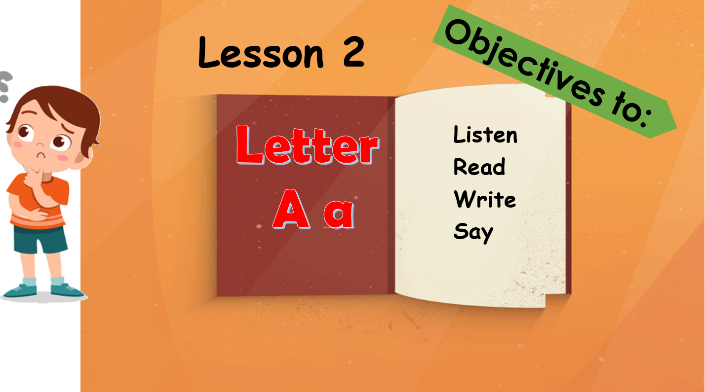 بوربوينت Lesson Letter Aa للصف الاول مادة اللغة الانجليزية