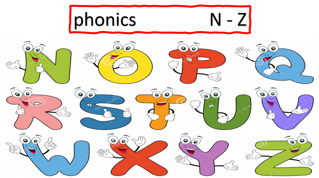 بوربوينت مراجعة phonics n to z للصف الاول مادة اللغة الانجليزية 