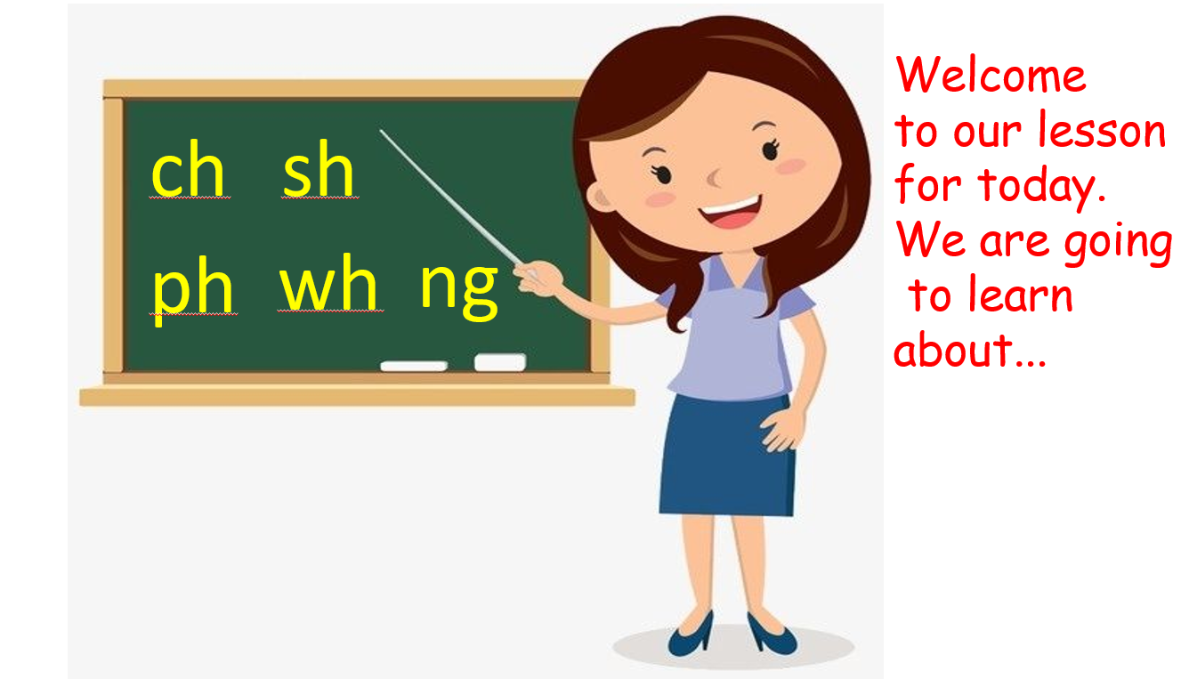 بوربوينت lesson ch, sh, ph, wh, ng للصف الثاني مادة اللغة الانجليزية