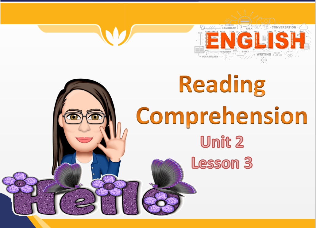 بوربوينت Unit 2 Lesson 3 للصف الثاني مادة اللغة الانجليزية