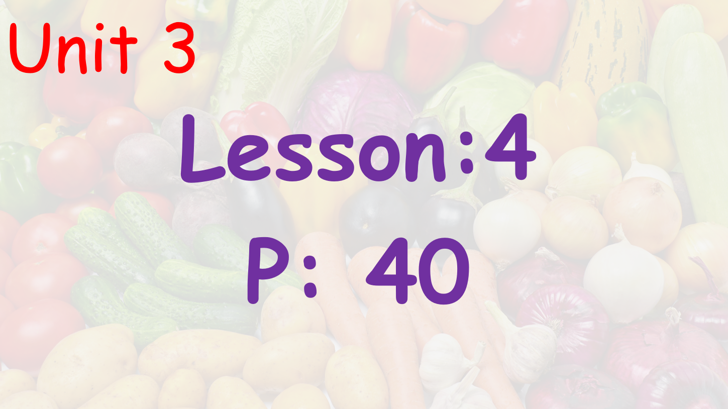 بوربوينت Lesson 4 Page 40 للصف الرابع مادة اللغة الانجليزية 