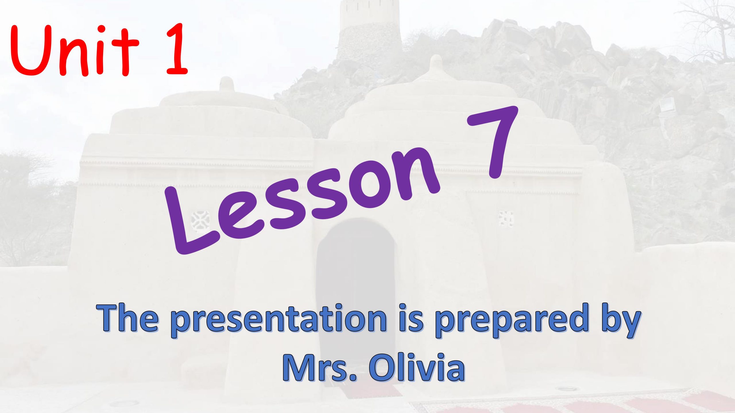 درس Unit 1 Lesson 7 الصف الخامس مادة اللغة الانجليزية