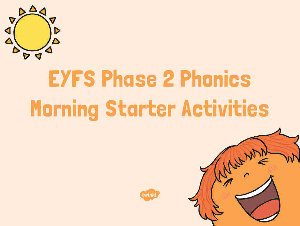 EYFS Phase 2 Phonics الصف الاول مادة اللغة الانجليزية - بوربوينت 