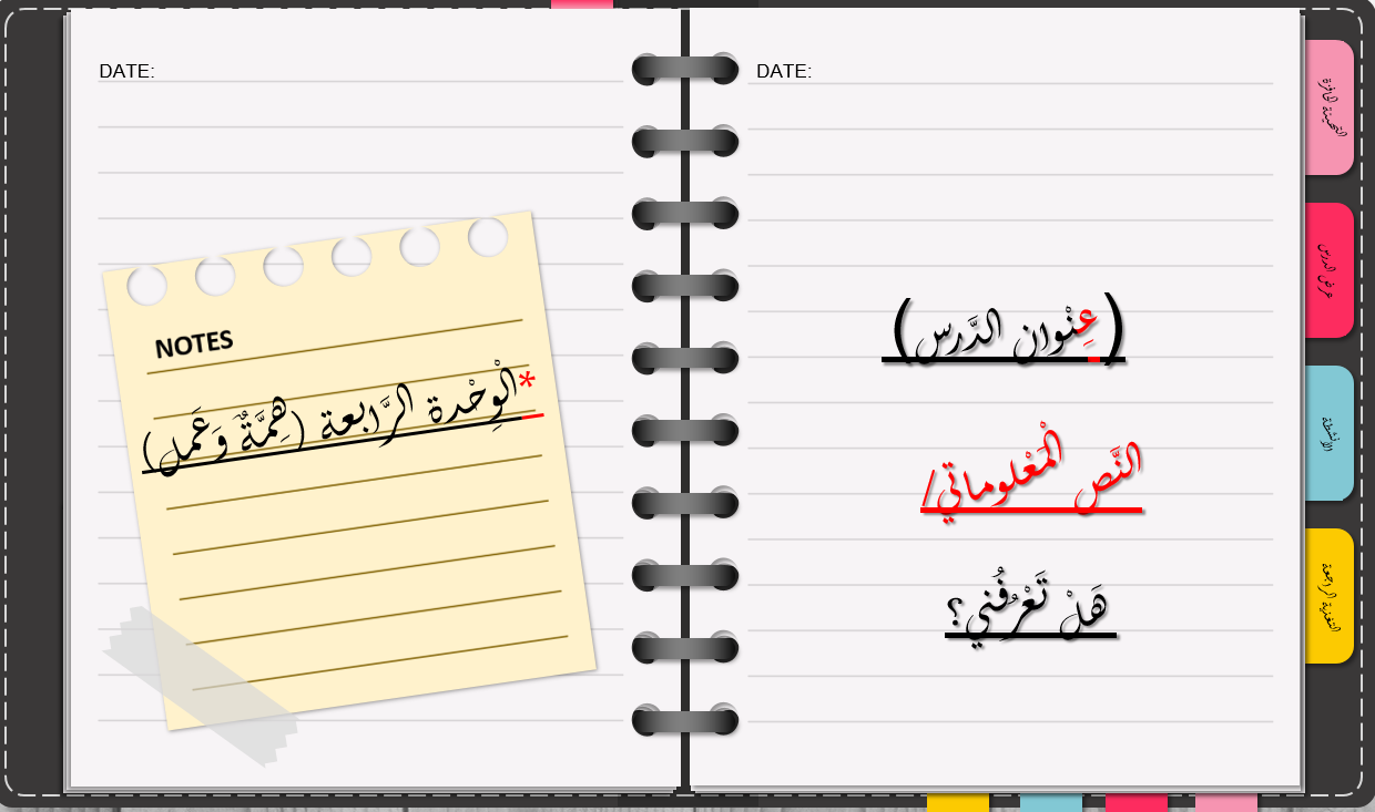 النص المعلوماتي هل تعرفني الصف الثاني مادة اللغة العربية - بوربوينت