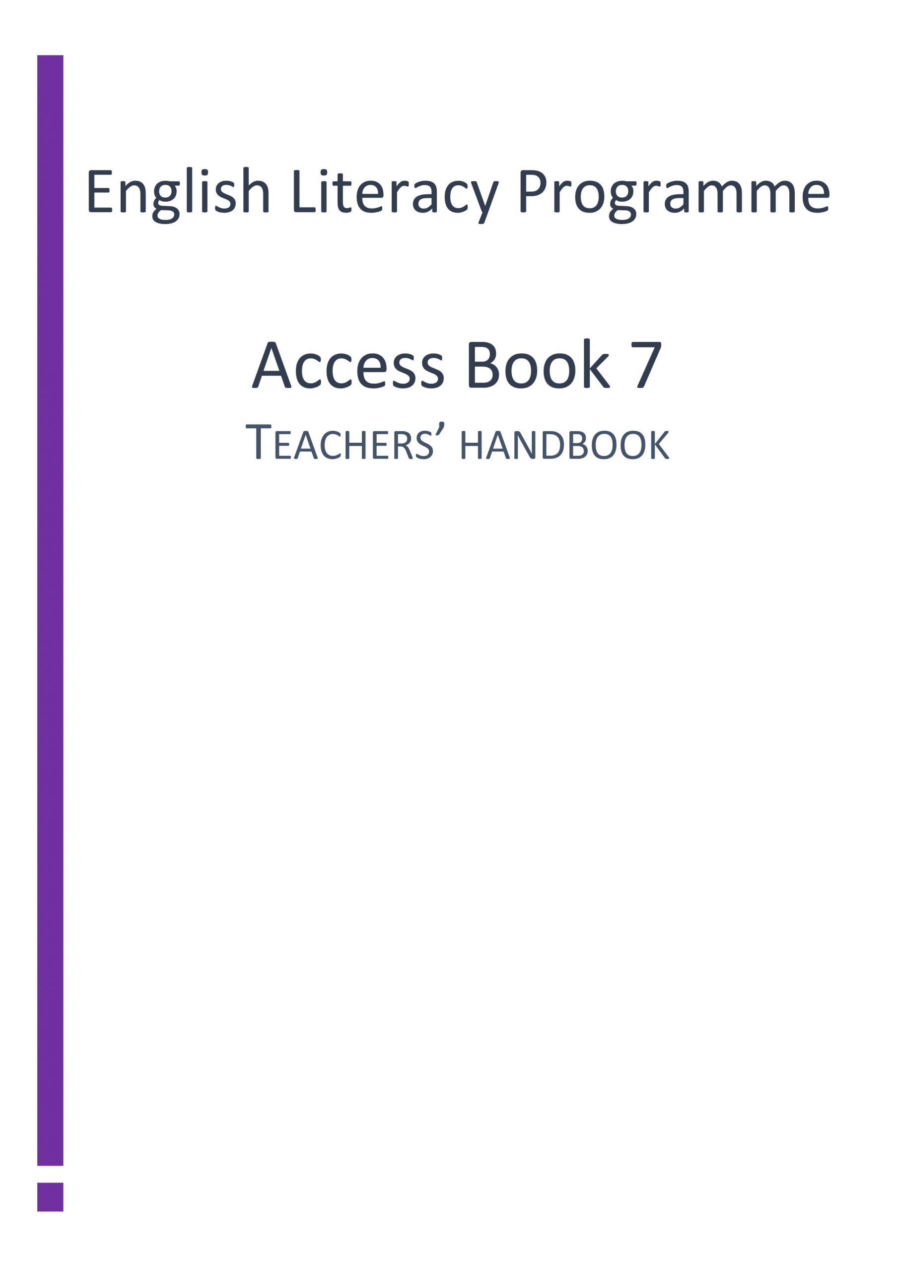 دليل المعلم Access Book الفصل الدراسي الثاني الصف السابع مادة اللغة الانجليزية 