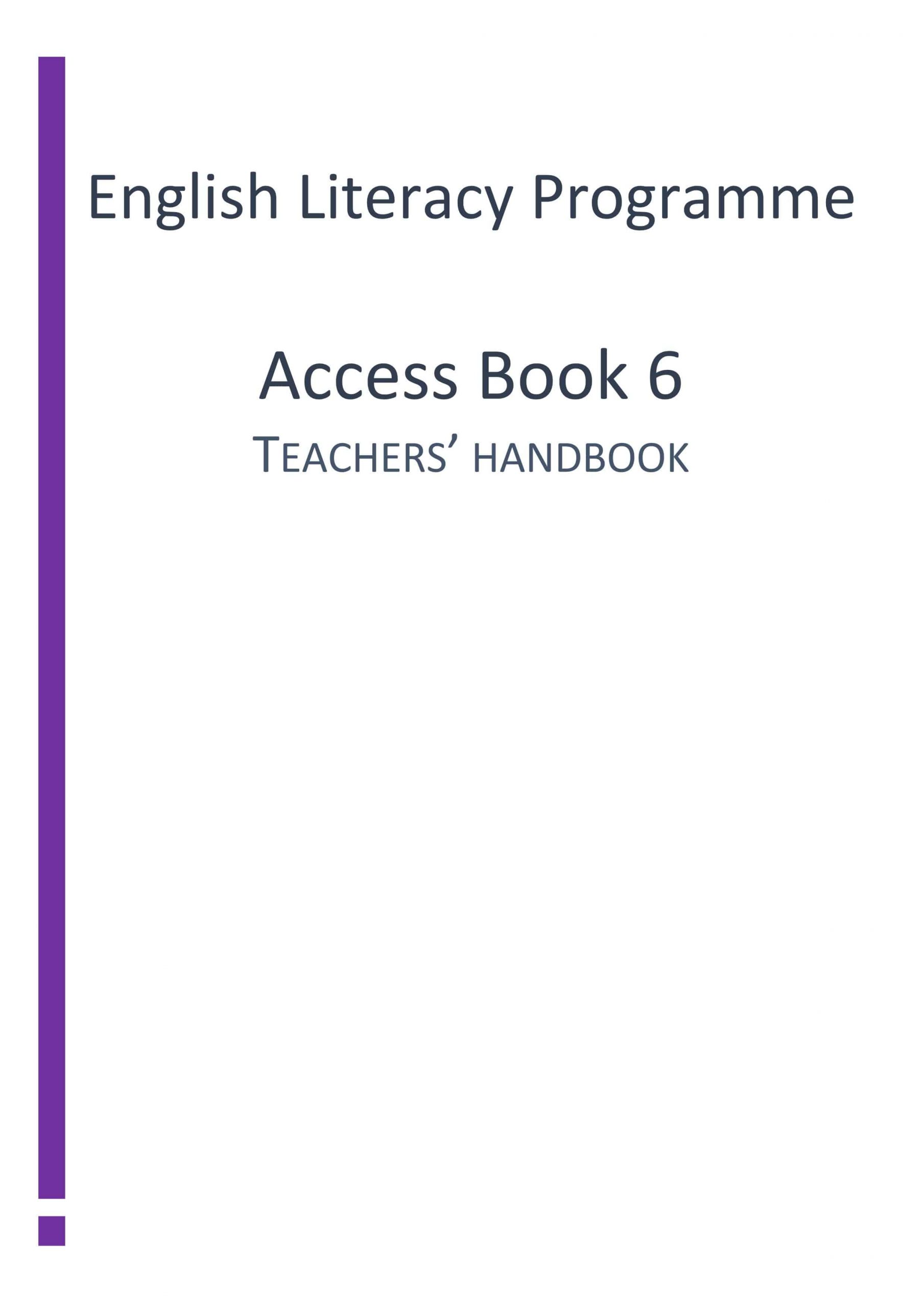 دليل المعلم Access Book الفصل الدراسي الثاني الصف السادس مادة اللغة الانجليزية 