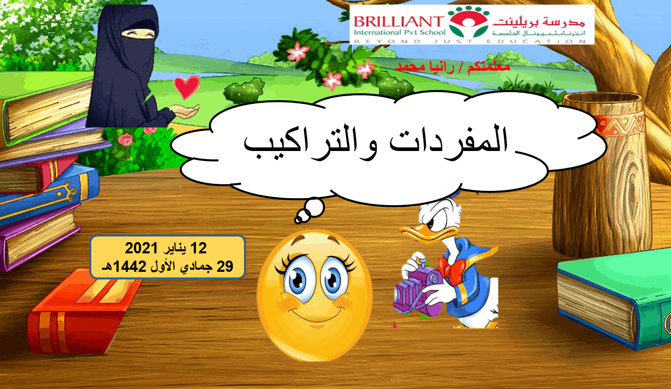 المفردات والتراكيب كيف تحقق احلامك الصف الثالث مادة اللغة العربية - بوربوينت 