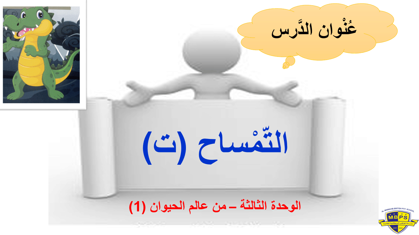 حل درس التسماح لغير الناطقين بها الصف الأول مادة اللغة العربية - بوربوينت