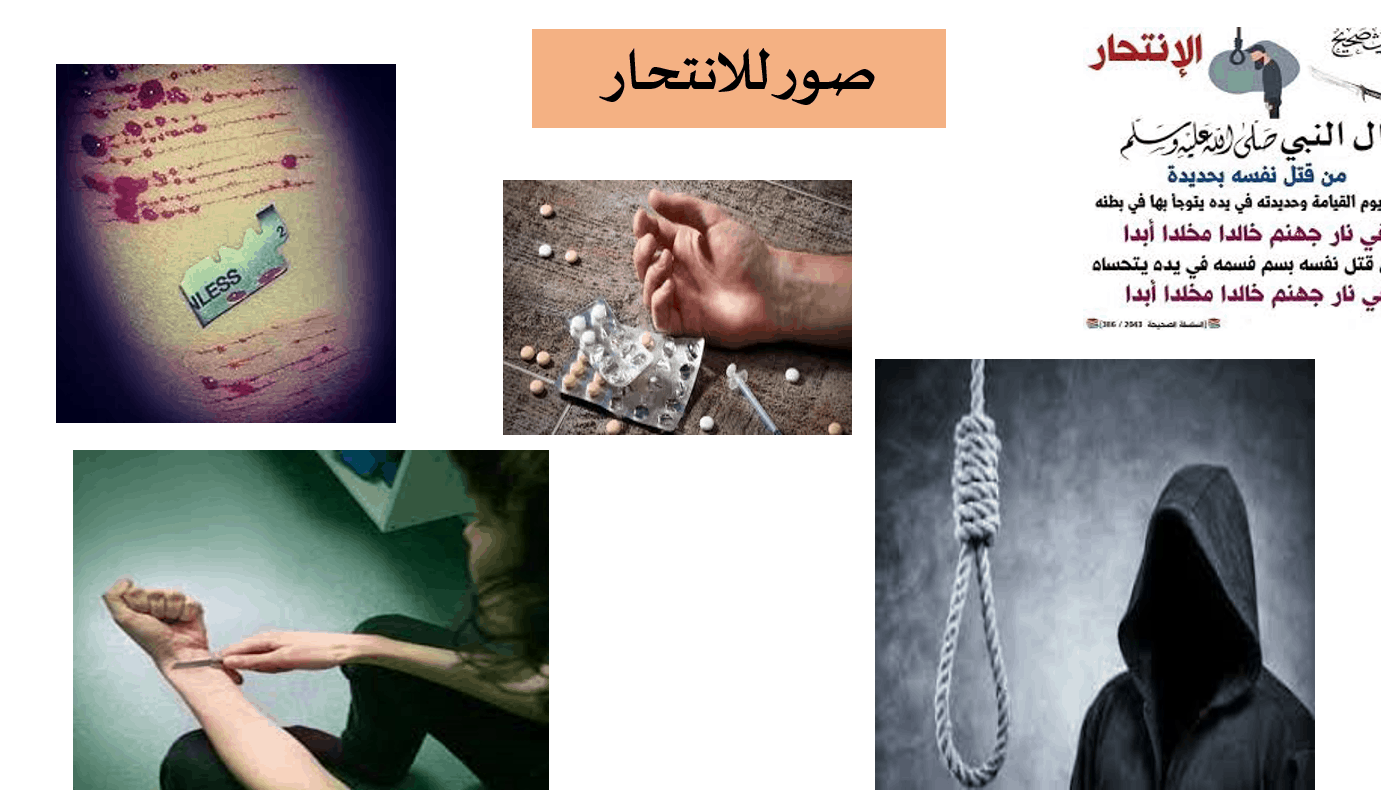 حل درس لا للانتحار الصف التاسع مادة التربية الإسلامية - بوربوينت