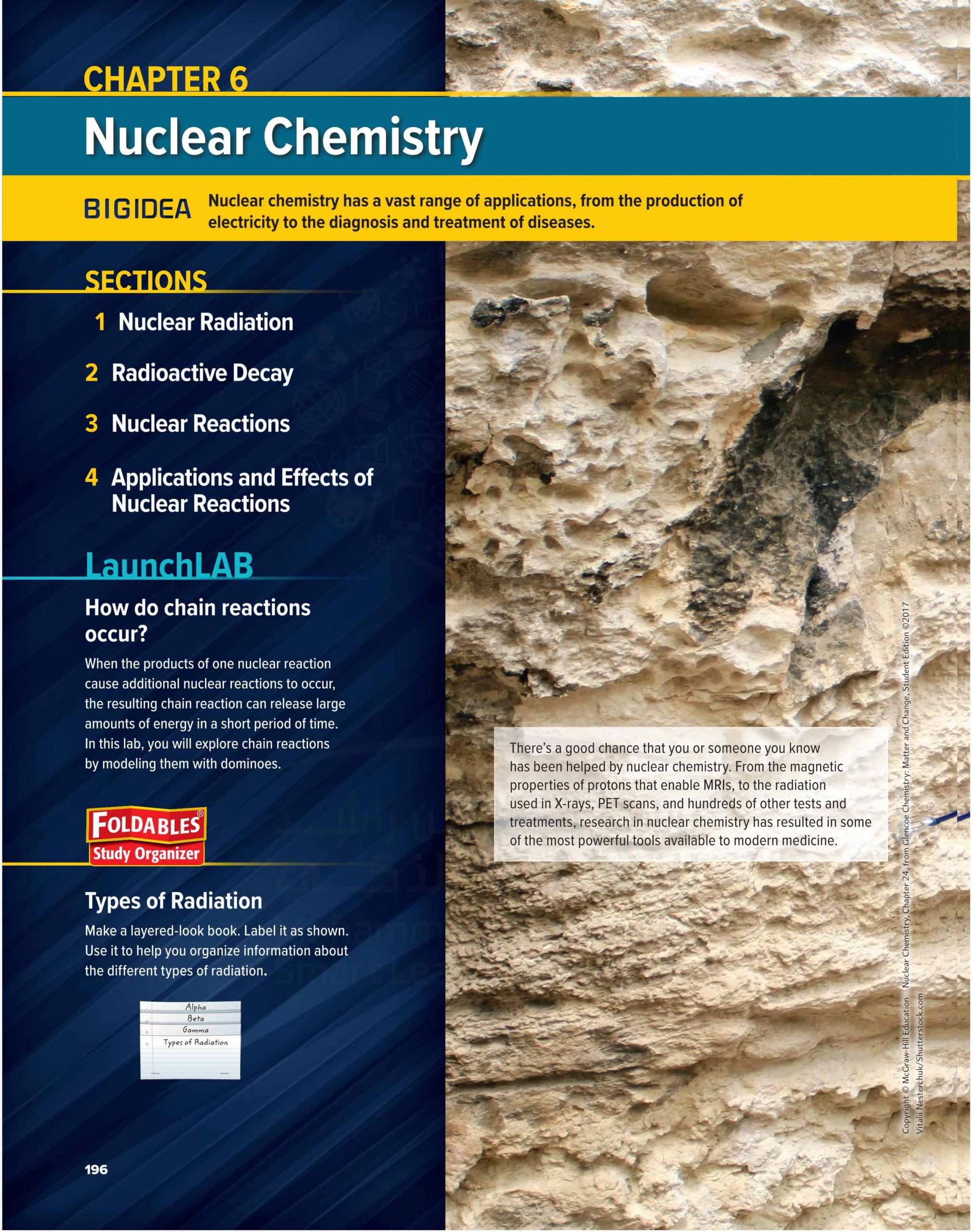 كتاب الطالب بالإنجليزي وحدة nuclear chemistry الفصل الدراسي الثاني 2020-2021 الصف الثاني عشر مادة الكيمياء