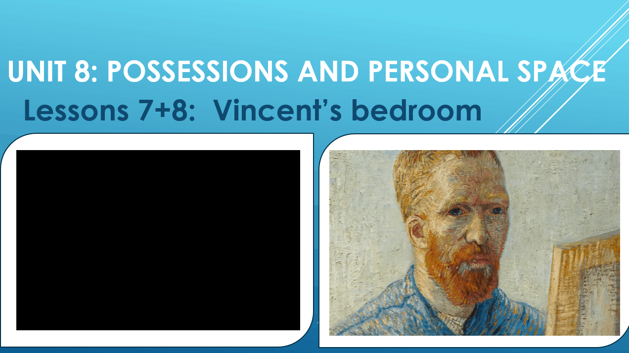 حل درس Vincent’s bedroom الصف التاسع مادة اللغة الإنجليزية - بوربوينت