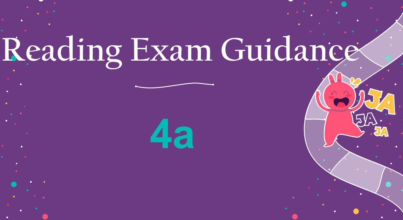 مذكرة Reading Exam Guidance الصف الرابع مادة اللغة الإنجليزية - بوربوينت 