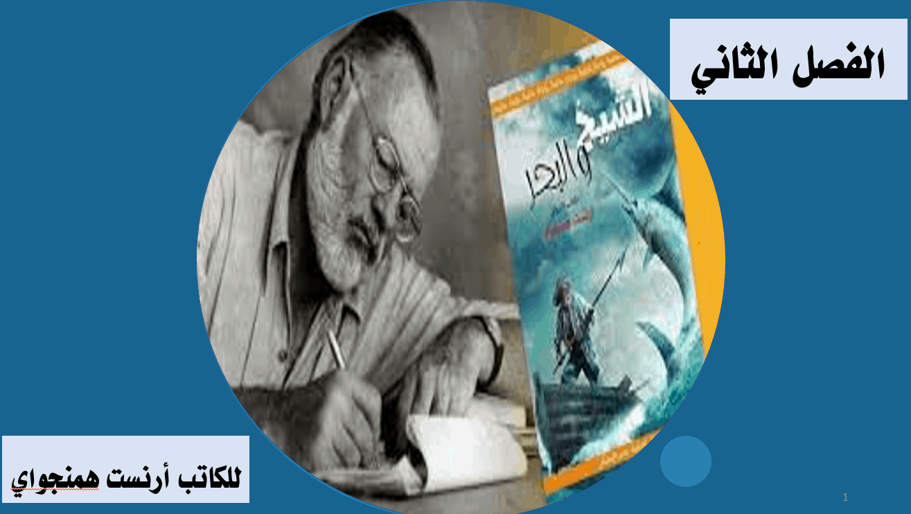 درس رواية البحر والشيخ الفصل الثاني مادة اللغة العربية - بوربوينت