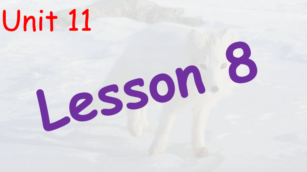 حل درس Unit 11 Lesson 8 الصف السادس مادة اللغة الإنجليزية - بوربوينت