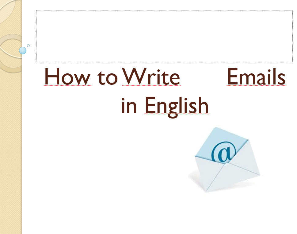 درس HOW TO WRITE AN EMAIL الصف السابع مادة اللغة الإنجليزية - بوربوينت 