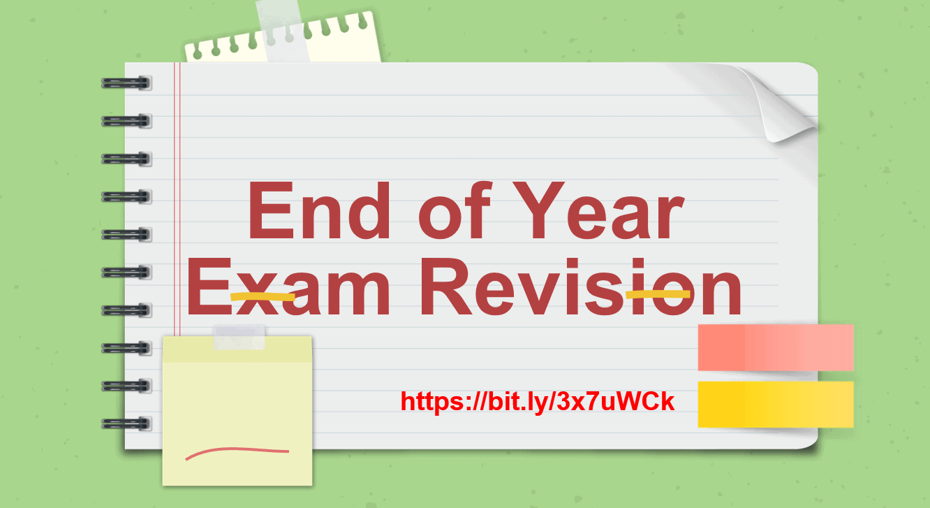 مراجعة Exam Revision الصف الثاني عشر مادة اللغة الإنجليزية - بوربوينت 