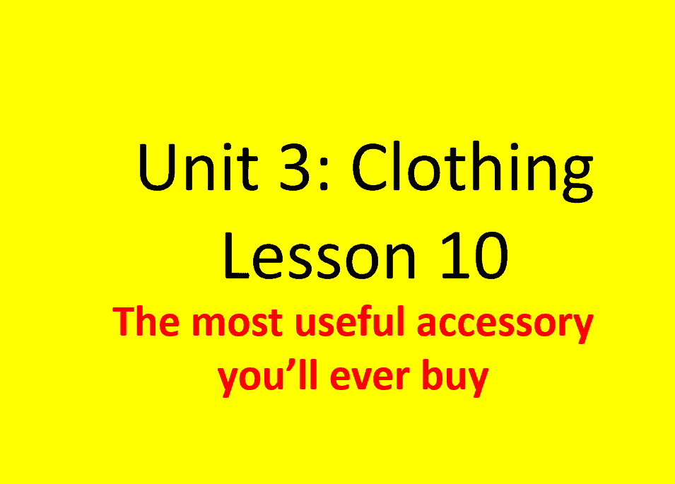 حل درس Unit 3 Lesson 10 اللغة الإنجليزية الصف السابع - بوربوينت