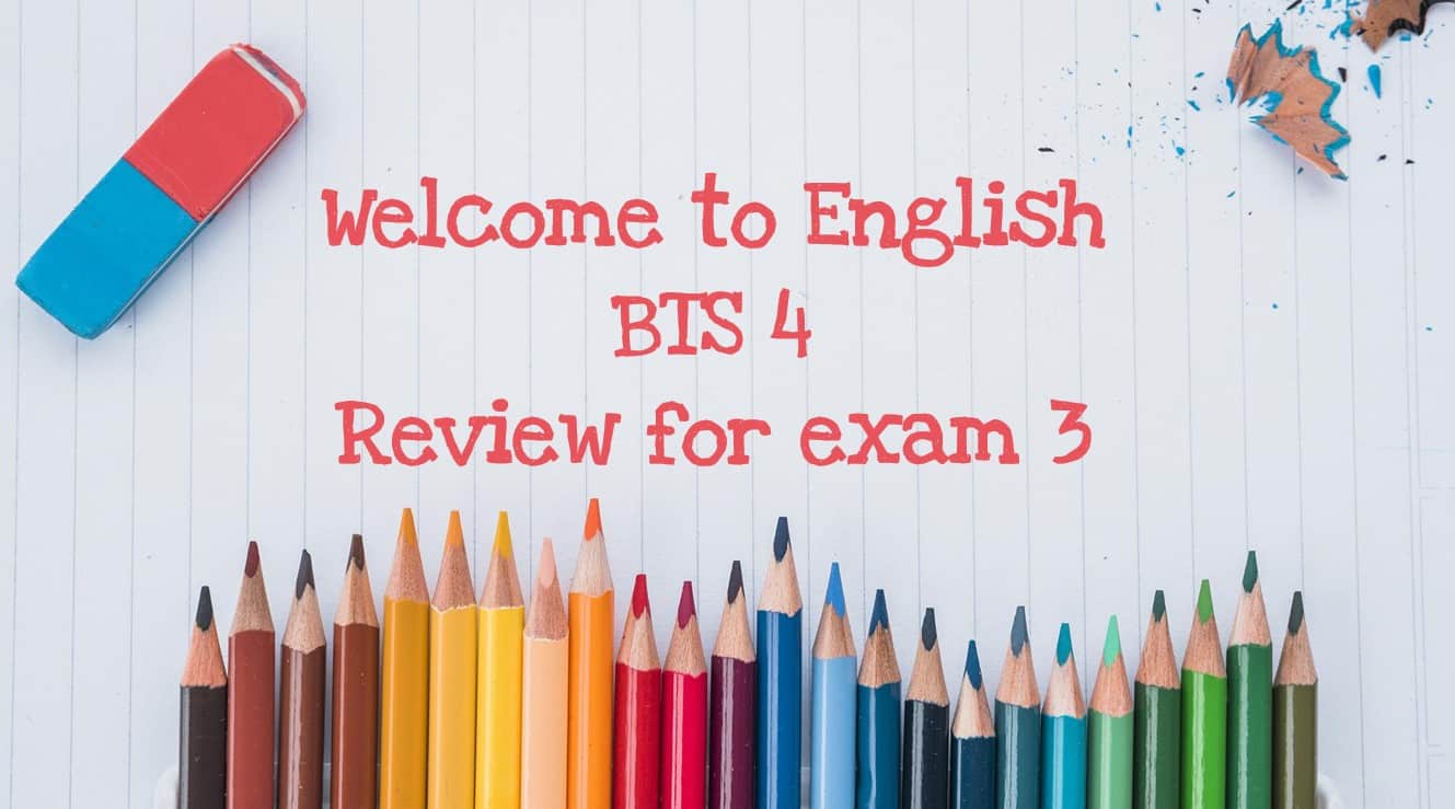 مراجعة Review for exam 3 اللغة الإنجليزية الصف الرابع - بوربوينت 