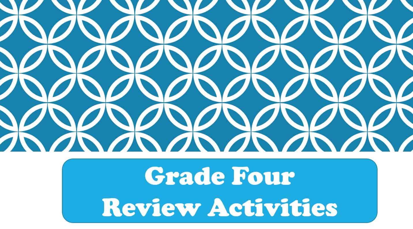 Review Activities اللغة الإنجليزية الصف الرابع - بوربوينت 