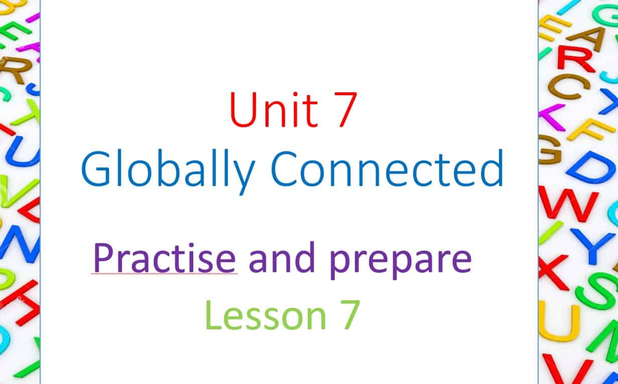حل درس Practise and prepare اللغة الإنجليزية الصف الثامن - بوربوينت