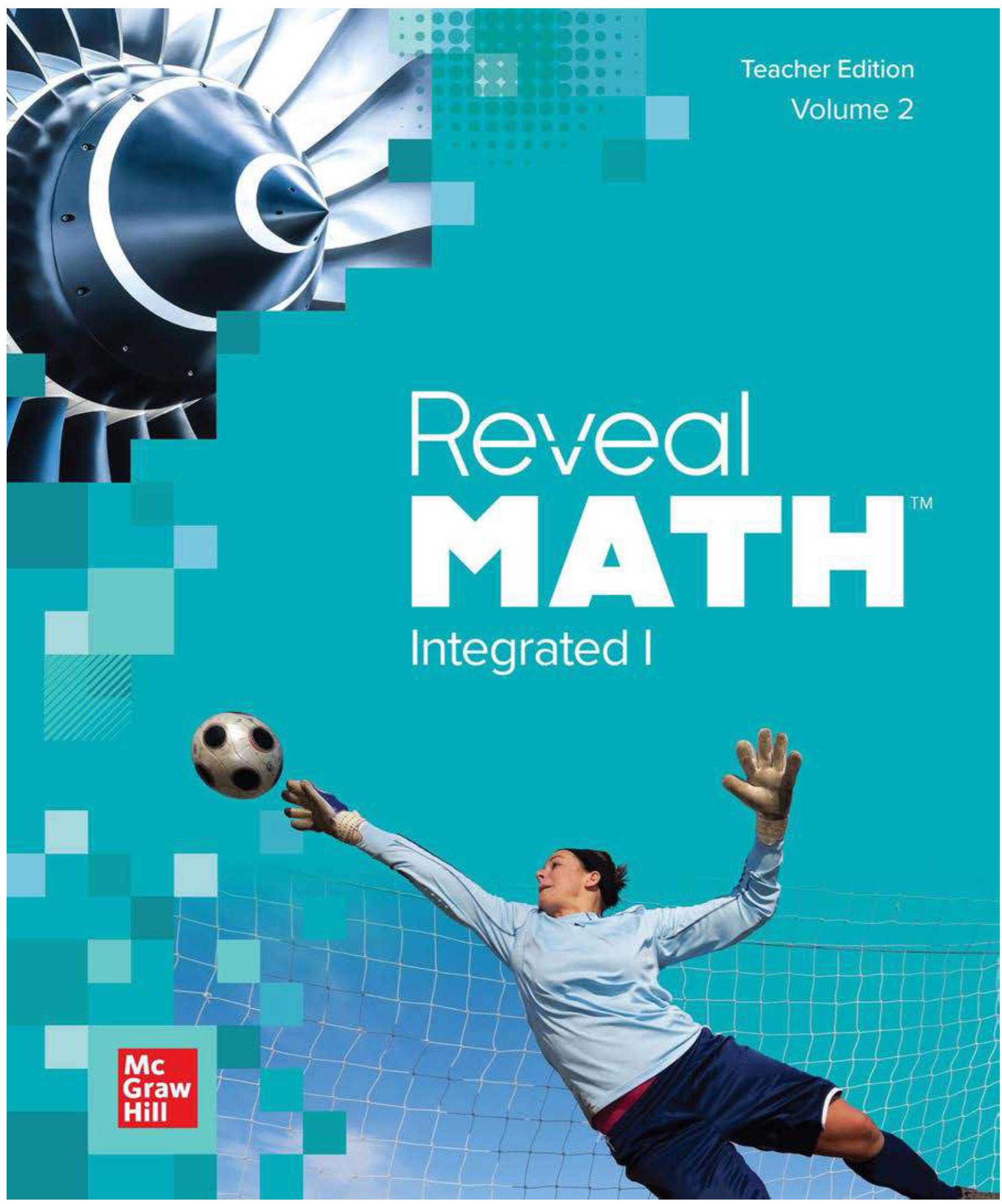 كتاب دليل المعلم Volume 2 الرياضيات المتكاملة Reveal الصف الثامن 2021-2022