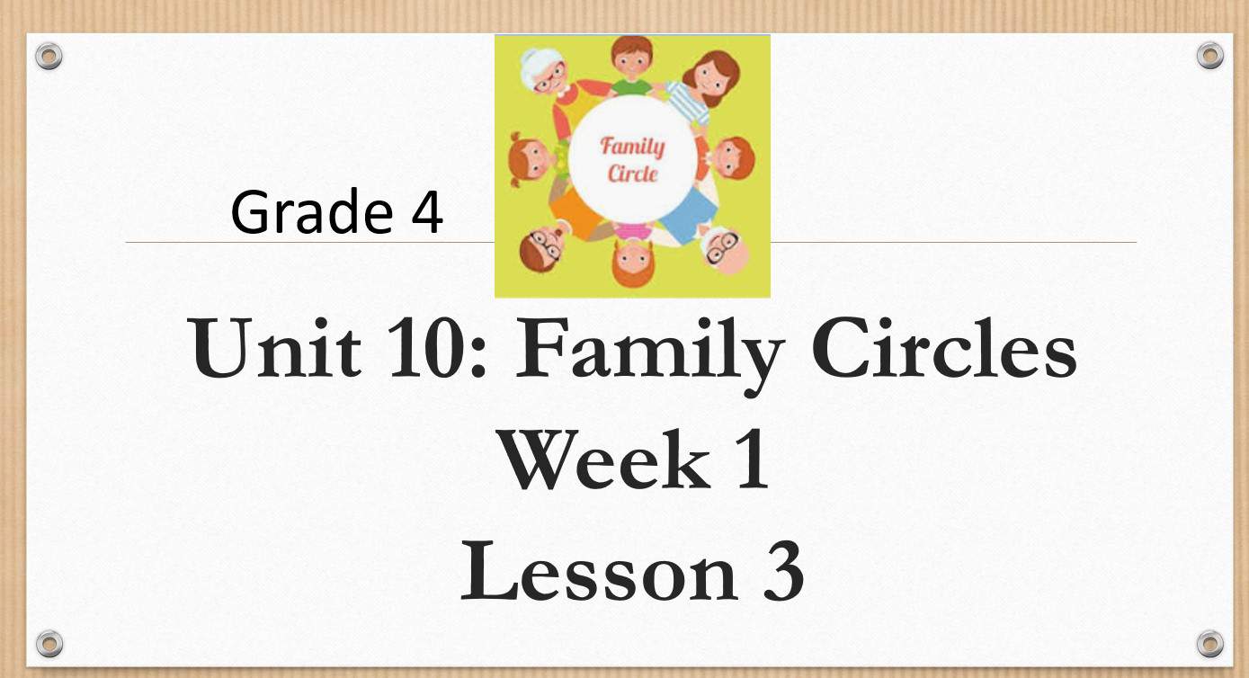 حل درس Unit 10 Lesson 3 اللغة الإنجليزية الصف الرابع - بوربوينت