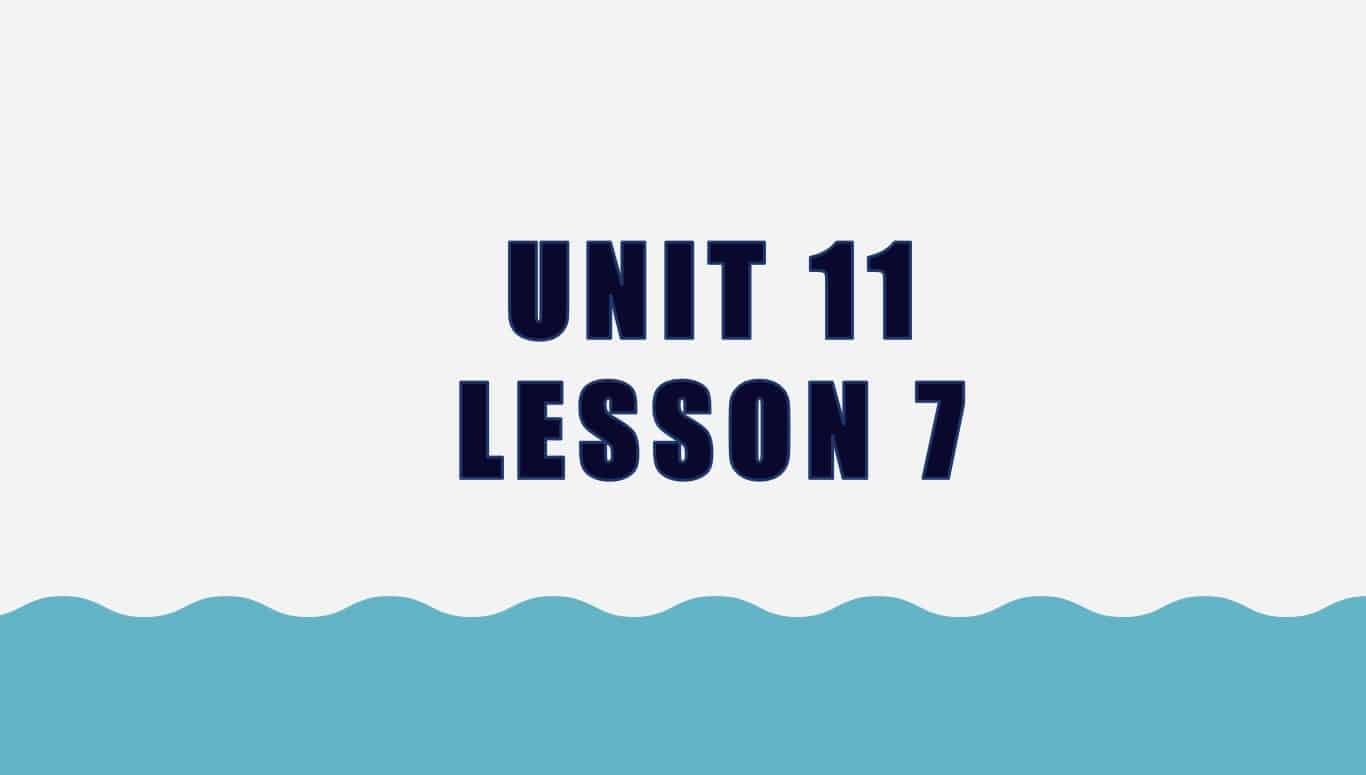 حل درس lesson 7 اللغة الإنجليزية الصف الرابع - بوربوينت