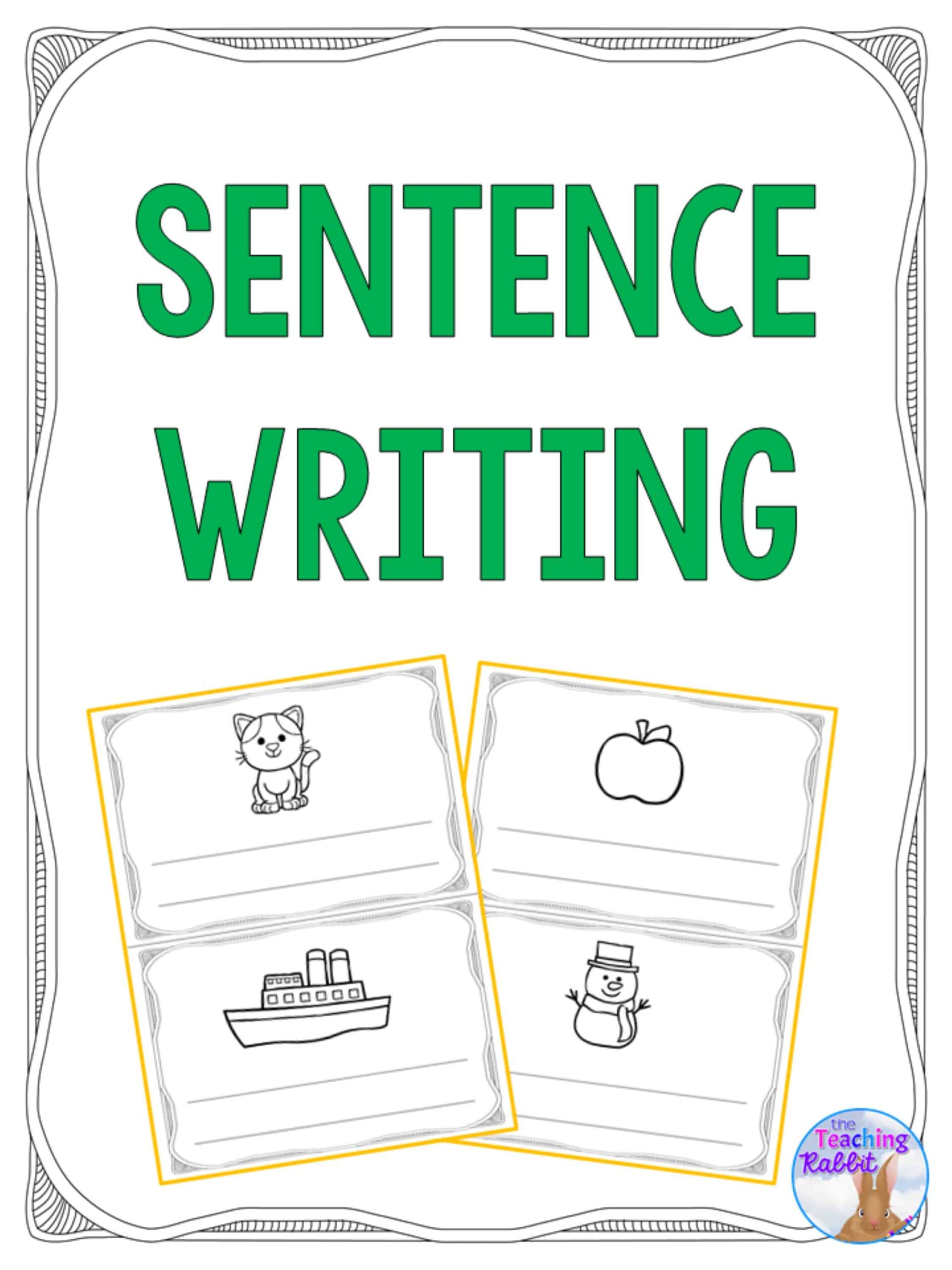 مذكرة Sentence Writing Booklet اللغة الإنجليزية الصف الثاني