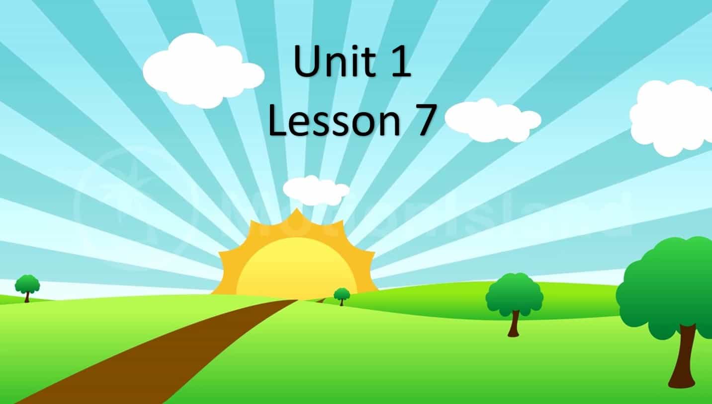 حل درس Unit 1 Lesson 7 and 8 اللغة الإنجليزية الصف الثاني - بوربوينت