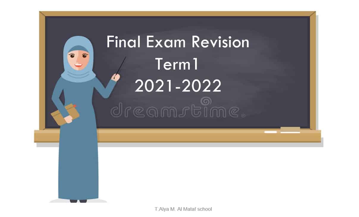 مراجعة Final Exam Revision اللغة الإنجليزية الصف السابع - بوربوينت