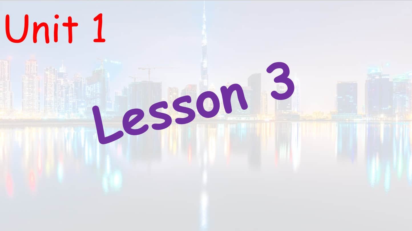 حل درس Lesson 3 اللغة الإنجليزية الصف الخامس - بوربوينت