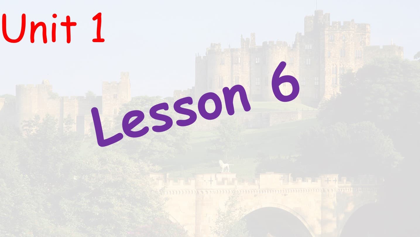 حل درس Lesson 6 اللغة الإنجليزية الصف الخامس - بوربوينت