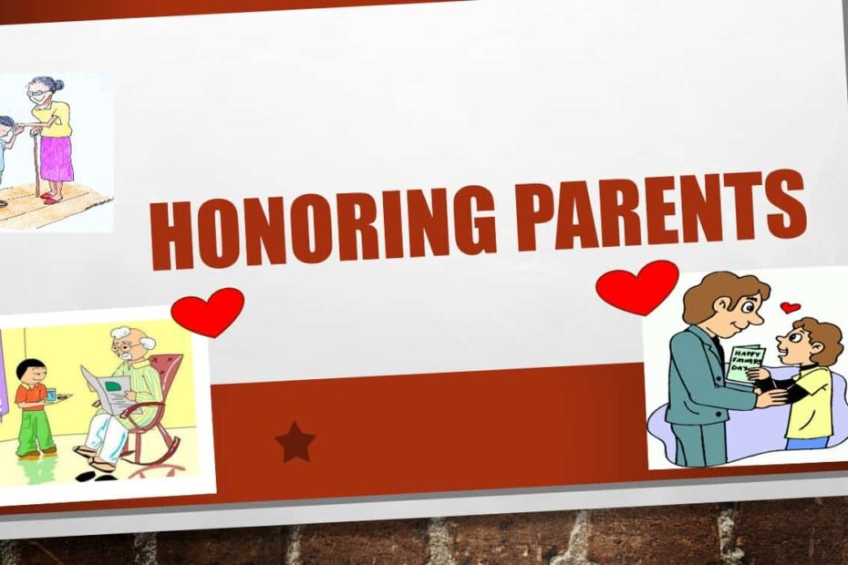 درس Honoring Parents لغير الناطقين باللغة العربية التربية الإسلامية الصف الثالث - بوربوينت