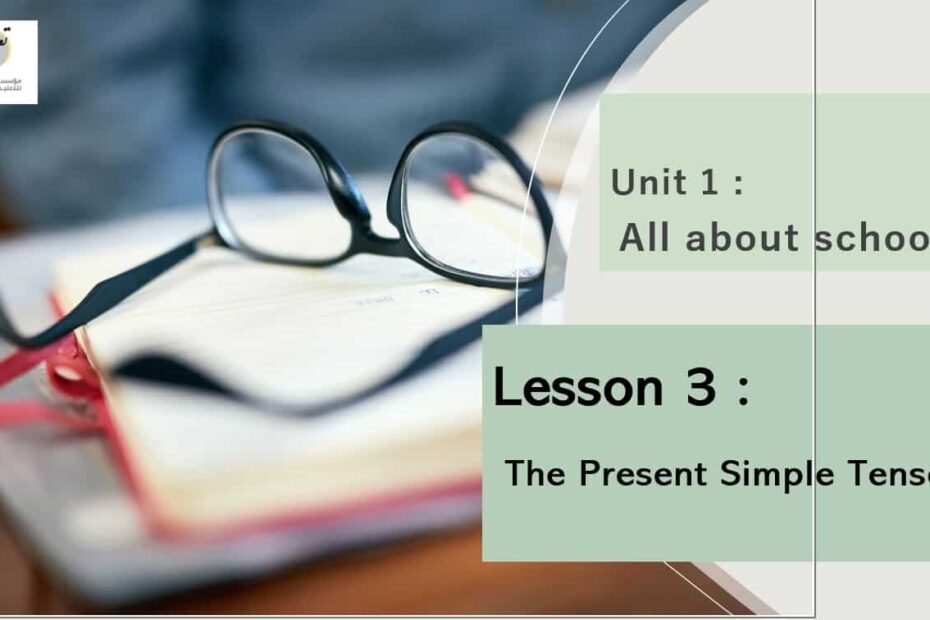 حل درس The Present Simple Tense اللغة الإنجليزية الصف الثامن - بوربوينت
