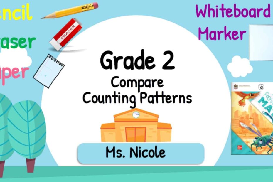 حل درس compare counting patterns الرياضيات المتكاملة الصف الثاني - بوربوينت