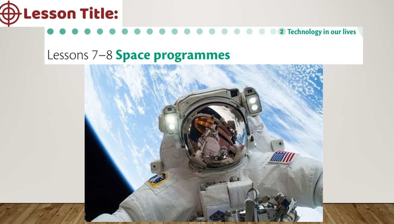 حل درس Space Programmes اللغة الإنجليزية الصف العاشر - بوربوينت