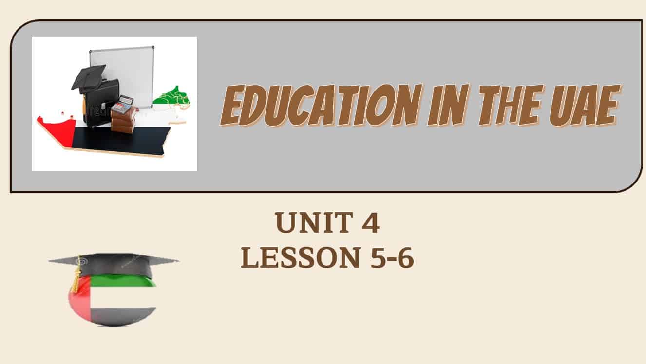 حل درس Lesson 5 - 6 اللغة الإنجليزية الصف العاشر - بوربوينت