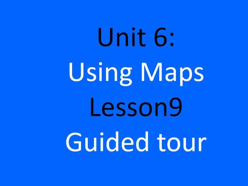 حل درس Guided tour اللغة الإنجليزية الصف الثامن - بوربوينت