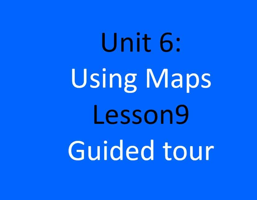 حل درس Guided tour اللغة الإنجليزية الصف الثامن - بوربوينت