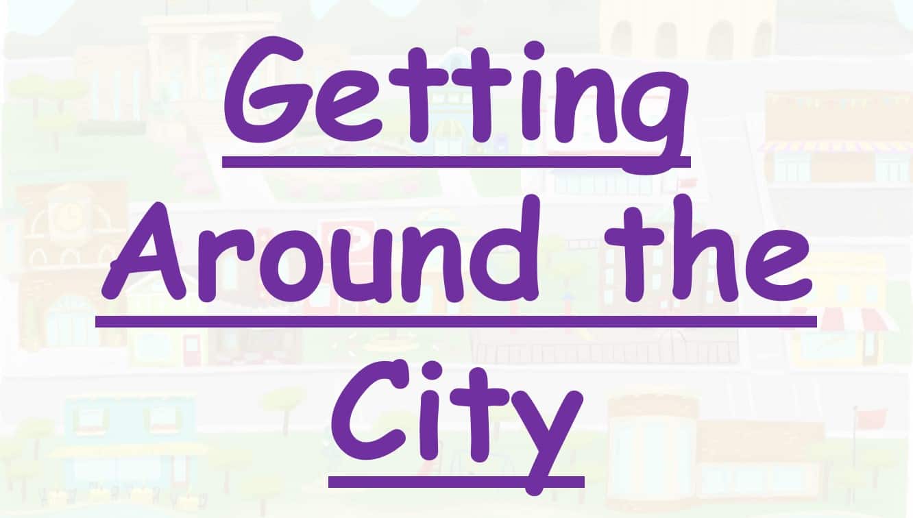 حل درس Getting Around the City اللغة الإنجليزية الصف الخامس Access - بوربوينت