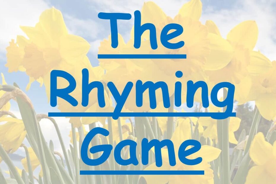 حل درس The Rhyming Game اللغة الإنجليزية الصف الخامس Access - بوربوينت