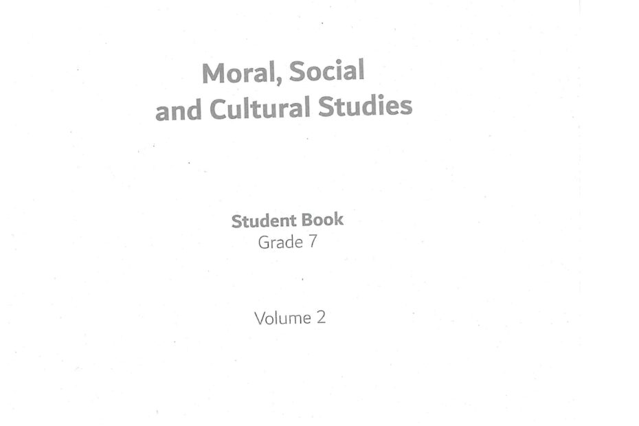 كتاب الطالب لغير الناطقين بها Moral Social & Cultural Studies الصف السابع الفصل الدراسي الثاني 2022-2023